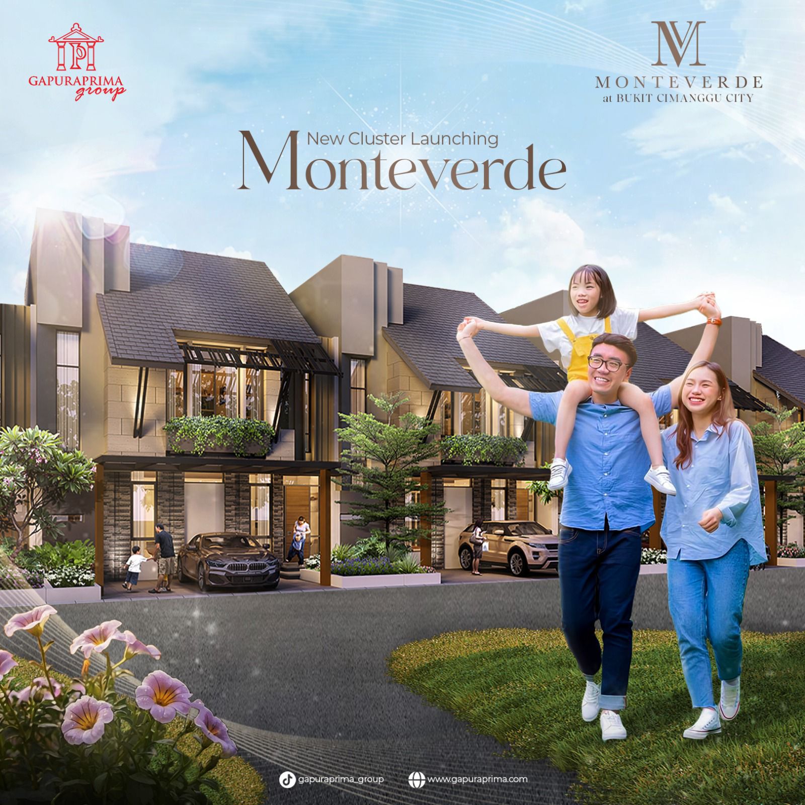 Kawasan hunian Bukit Cimanggu City di Kota Bogor